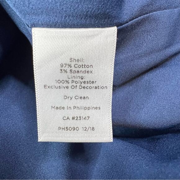 Talbots Shift Dress SZ 10 Textured Whimsical Mixed Fruit Print Midi Knee Preppy - Picture 9 of 10